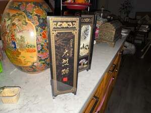 1950s-style-Vintage Chinoiserie Panda Asian Wall Panel Accents - 6 individual Fr